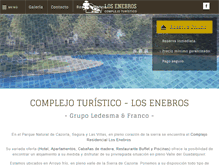 Tablet Screenshot of hotelenebroscazorla.com